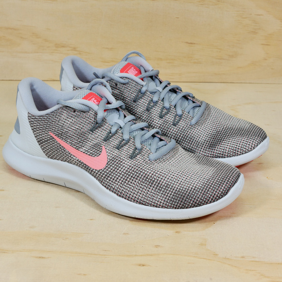 nike flex grey and pink